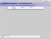 Tablet Screenshot of flyingdocs.org